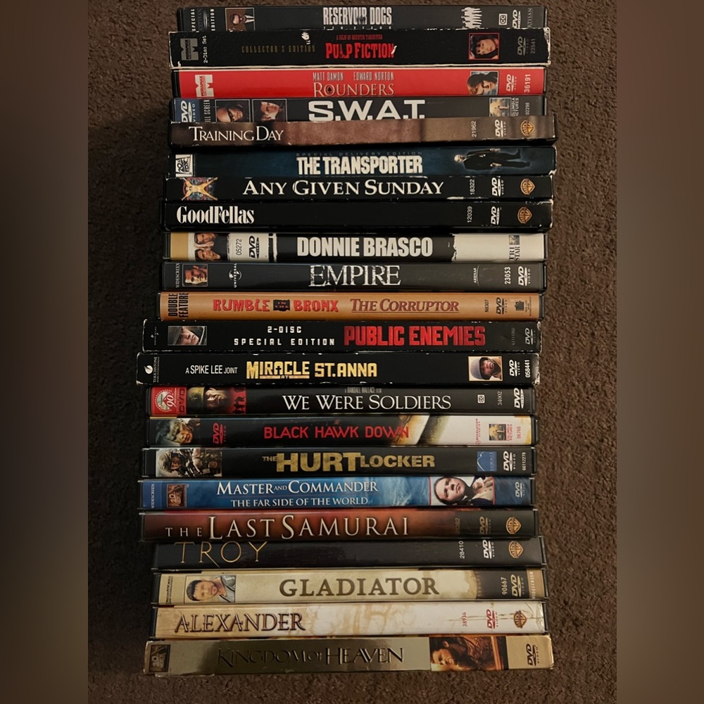 DVD 22 Action/Drama Movies
